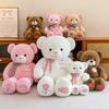 Cartoon Teddy Bear Plush With Fiber Cotton Filling And Unique Design For Love Gift