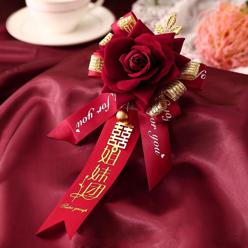 Premium Wedding Boutonniere Set for Groomsmen, Brides, and Groom - Creative Artificial Lapel Flowers and Pins for Bridesmaids.