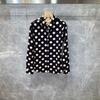 Polka Dot Print High-end Long-sleeve Shirt Casual Korean Style Trendy Cool and Chic Loose Shirt Wrinkle-free