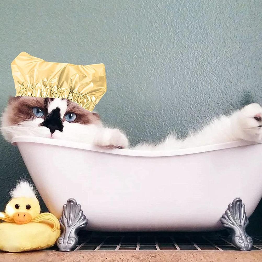 Pet Shower Ear Protection Waterproof Bath Hat for Cats and Dogs Pet Supplies