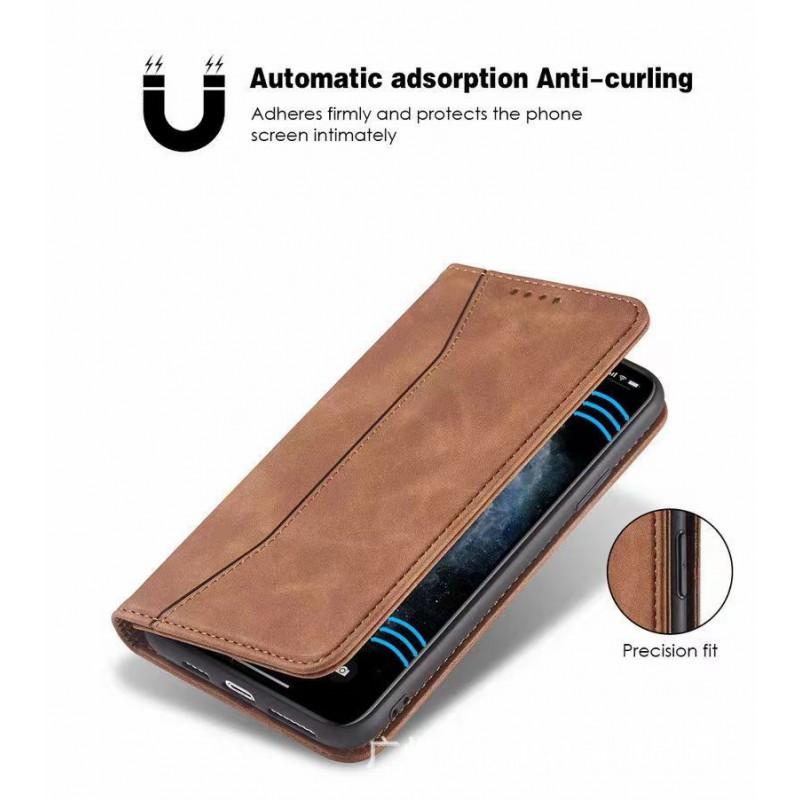 IPhone 17 Pro Leather Case Flip Magnetic Phone Cover Max