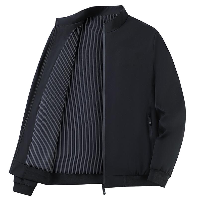 Jacke Herren Gefühl Herbst Neu Lässig Herren Einfarbig Mittelalterlicher Papa Oberteil Herren Cover