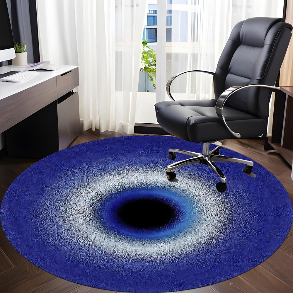 1pc Eye Iris Office Round Area Rug, Indoor Mat Suitable For Office, Under Office Chairs Bedroom Living Room Home Decor, Room Deco