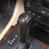 Carbon Fiber Gear Shift Lever Knob Cover Cap Trims For BMW E60 E61 X3 X5 E83 E53
