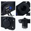 12V Dual USB Car Cigarette Lighter Socket Splitter 12V Charger Power Adapter Outlet Accessories New Arrive