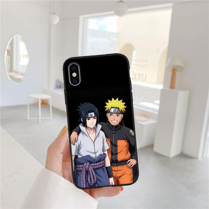 LO76 Naruto Uchiha Sasuke Soft Shell Phone Case for iPhone SE X XS XR 11 16E 17 Pro Max Air 8 7 6 6s Plus
