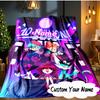 Custom Name Friday Night Blanket Ideal Bedding Blanket Perfect for Travel, Camping, Living Rooms, Offices, Sofas, Fan Christmas Gift