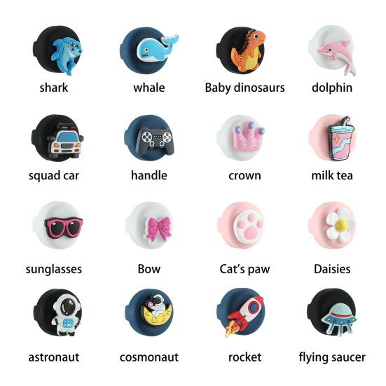 Carcasă de protecție din silicon pentru tracker, rezistentă la șocuri și impact, drăguț desen animat, impermeabilă, suport pentru tracker GPS, pentru AirTag