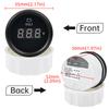 52mm Voltmeter Universal Electrical Car Truck 8-16V 18-32V 9-32V with Red Backlight 12V 24V for Car Boat
