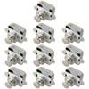 10Pcs Camper Car Push Button Latch RV Caravan Boat Drawer Cabinet Door Catch Keyless Cupboard Locks Furniture
