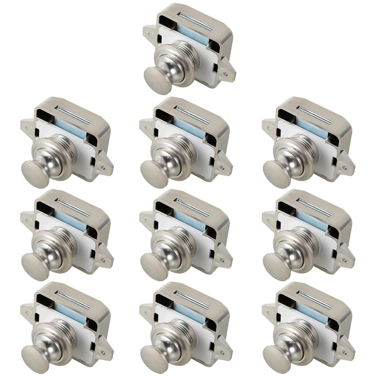 

10 шт. защелка для кнопки кемпера, каравана, лодки, ящика, шкафа, дверцы, защелка для шкафа без ключа, мебель