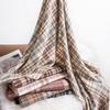 British Plaid Scarf  Atmospheric Women's Autumn and Winter Scarf Couple's Long Warm Double Sided Thick Artistic Scarf