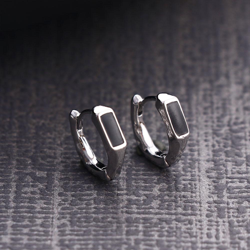 Korean Hip Hop Earrings Cool Hoop Earrings Men Personality Street Wear Minority Creative Ear Buckle Party Jewelry Accessories