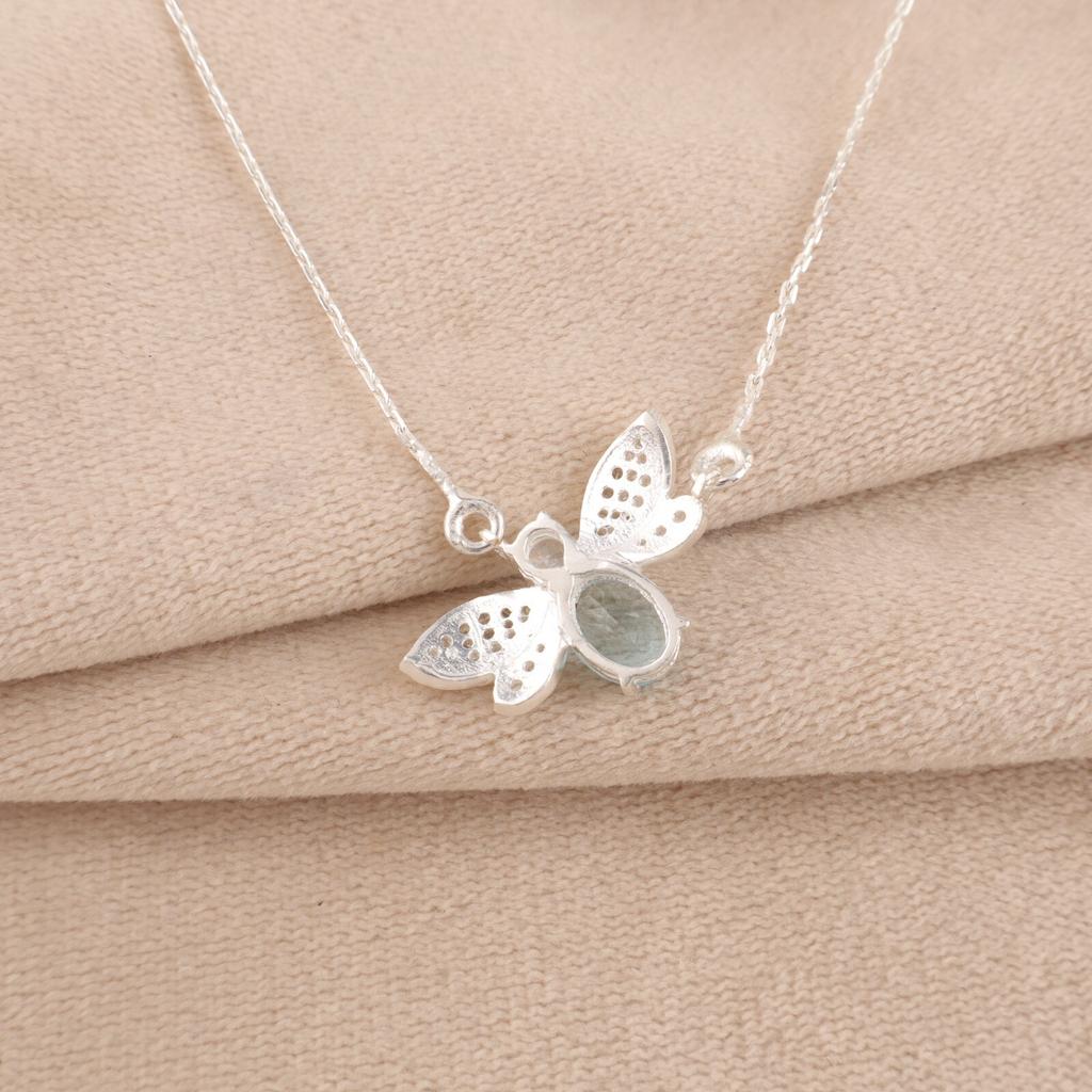 Sky Blue Topaz Gemstone 925 Sterling Silver Jewelry Zircon Women Pendant  Gift CZP-12-5