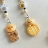 Cartoon Puppy Keychain Charm Resin Dogs Designs for Bag and Car Keys Phone Pendant Bag Pendant Present for Pet Lover