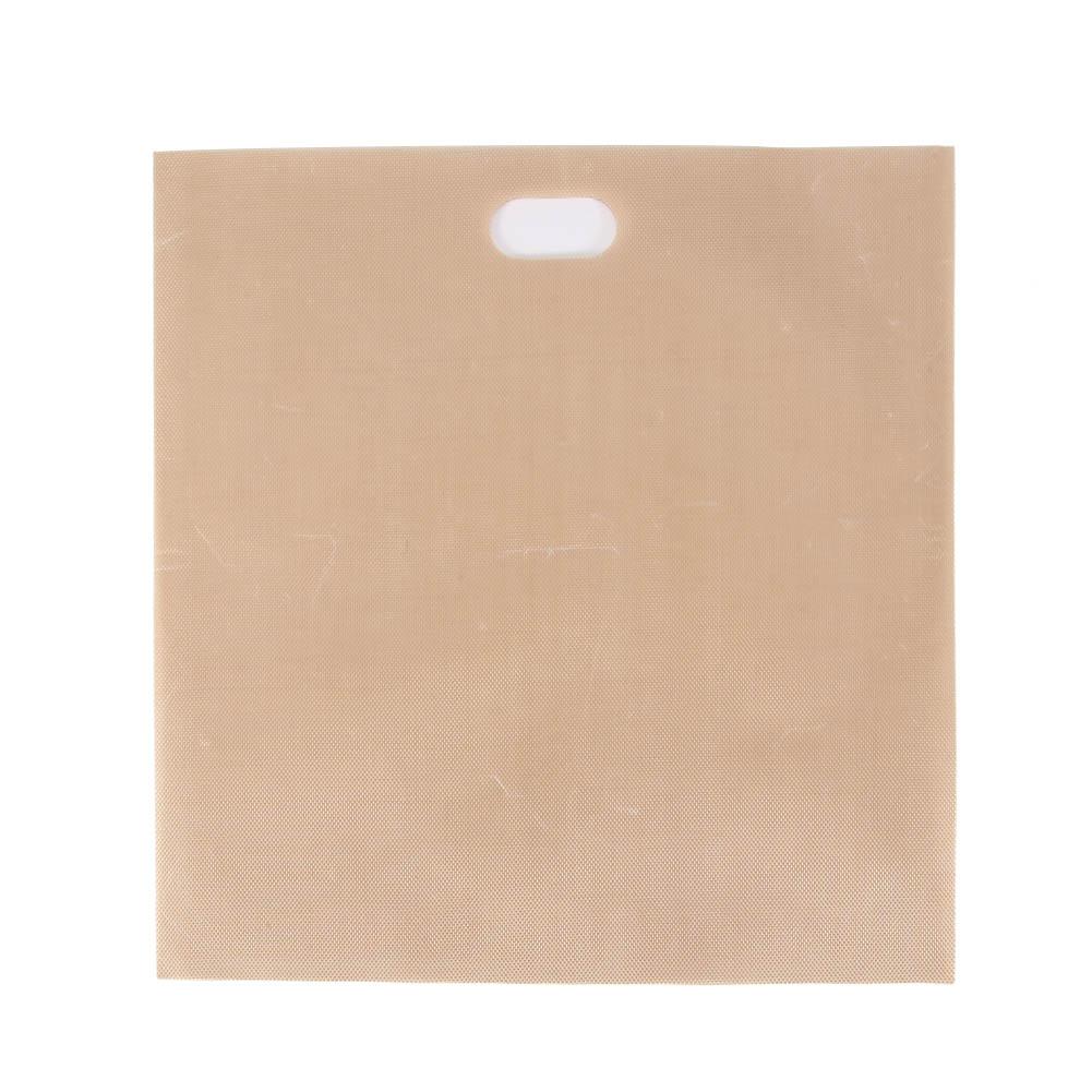 Reusable Non Stick Coated Fiberglass Microwave Heating Pastry Toaster Sandwich Bags (16*18cm )