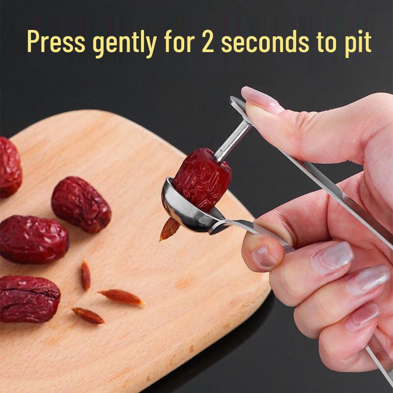 304 Stainless Steel Date and Cherry Pitter Set