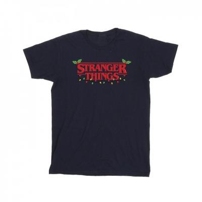 Netflix Mens Stranger Things Christmas Lights T-Shirt