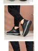 Men's Waterproof Non-Slip Winter Boots: Warm, Velvet, Thick Leather Snow Shoes for Seniors.