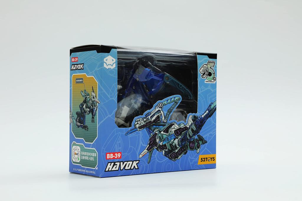52TOYS BEASTBOX BB-39 Havok, Non-scale ABS Painted Articulated Figure, Transforming Cube to Mecha Beast, No Batteries, Collectible Toy