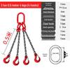 Complete Lifting Chain Sling with Hooks for Mining and Rigging