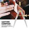 100mm kožený dělič Rotační Scratch Leathercraft Compass DIY šicí nástroje