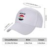 Unisex WomenIraq Flag Hats Fashion  Baseball Cap Adjustable Casual Headwear