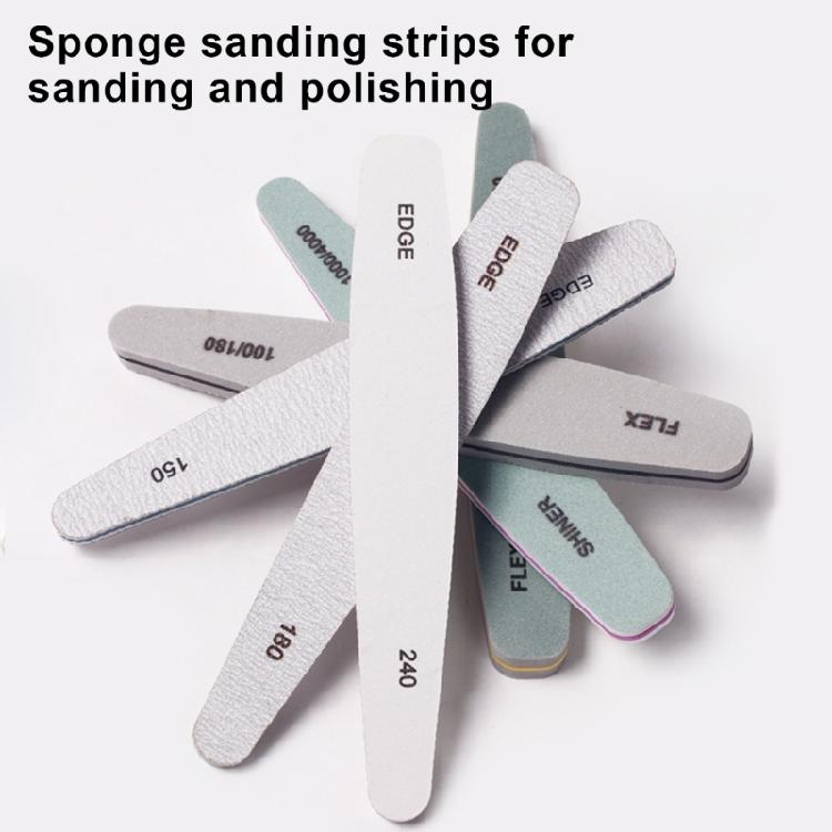 6 Pcs Sanding Files Set Nails Files and Buffers Double Sided Gels Nails Files Emery Boards for Nails Polishing