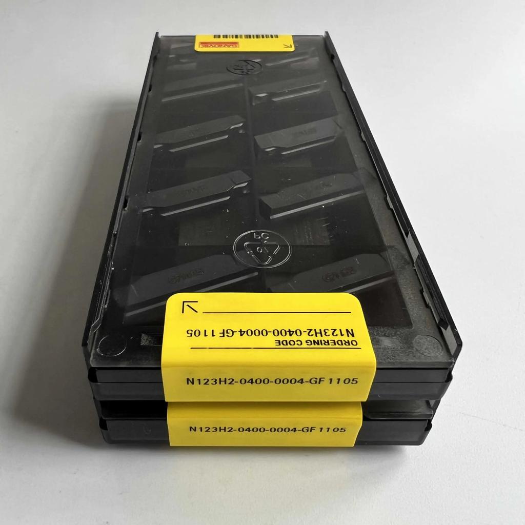 Original Sandvik / N123H2-0400-0004-GF 1105  / CNC Lathe Carbide Blade 10 Pcs