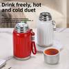 Roman Little Chubby Insulated Mug With Tea Strainer For Outdoor Travel And Gift Giving