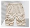 Men's Large Cotton Casual Work Shorts - European & American Summer Style