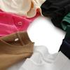 100% Pure Cotton Heavyweight 250g Solid Color Round Neck Casual Short Sleeve T-shirt