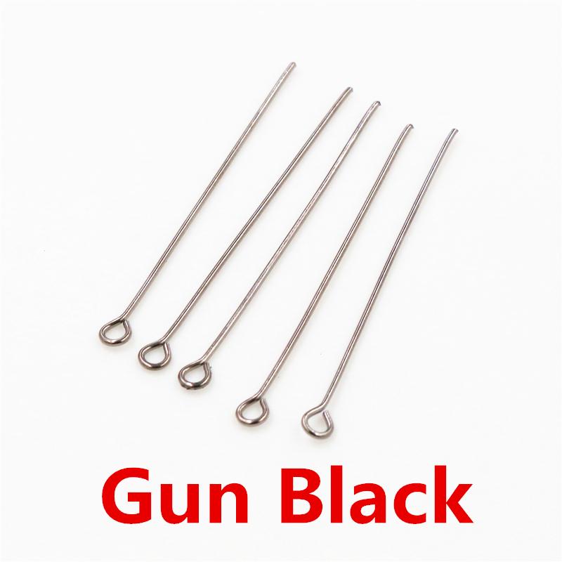 

200pcs/bag 16 20 25 30 35 40 45 50mm Eye Head Pins Classic 7 colors Plated Eye Pins For Jewelry Findings Making DIY Supplies 16mm