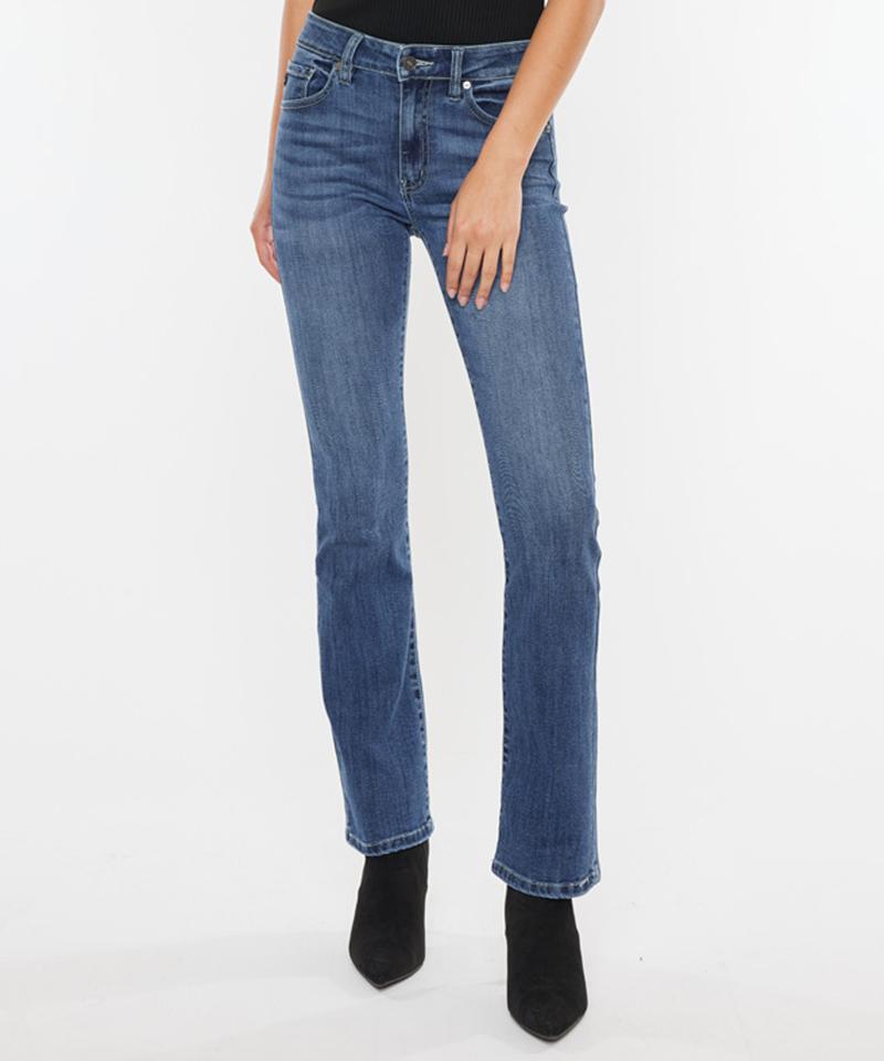 KANCAN High-Waisted Skinny Bootcut Marla