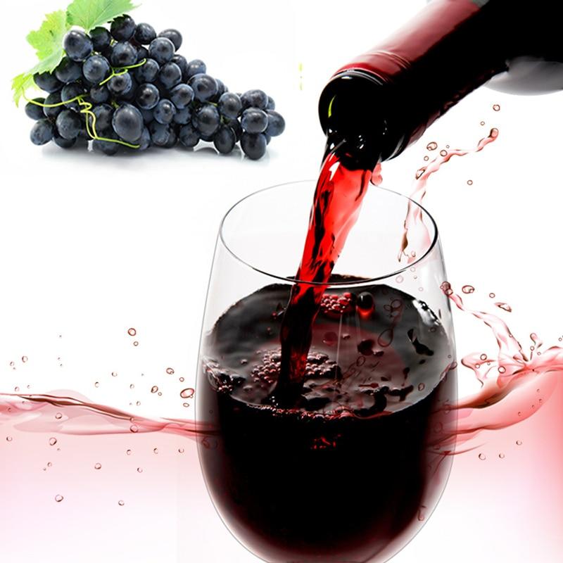 Bicchiere in Plastica Indistruttibile Bicchiere da Vino Indistruttibile Petg Bicchiere da Vino Rosso Bicchiere Bicchiere Bicchiere Riutilizzabile Trasparente Succo di Frutta Birra Vino | Bicchiere Vetro