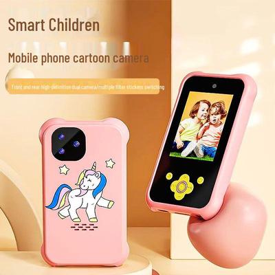 2,4-Zoll-Einhorn-Smartphone für Kinder mit zwei Kameras für HD-Fotos.