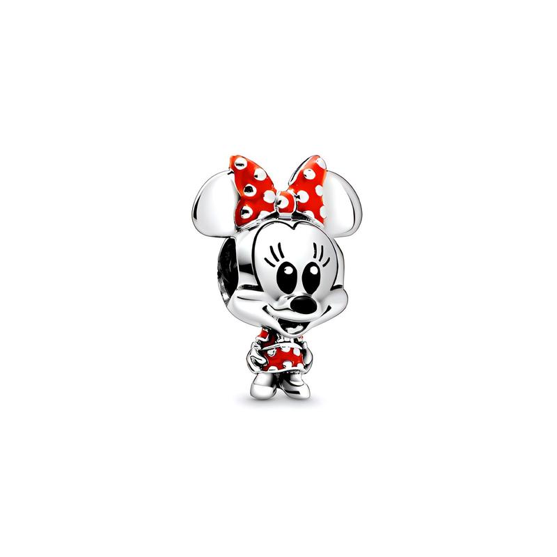 Pandora Disney series bow Minnie charm silver silver