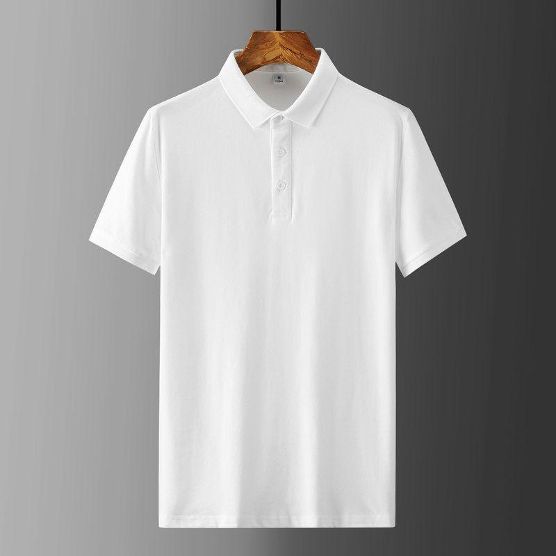 Large Factory OEM Goods Export First-Line Label Cutting Polo Shirt Men's Summer T-shirt Lapel Big Sale Leak-Picking Export Export Order