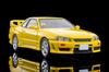 TOMYTEC Tomica Limited Vintage Neo Nissan Skyline Sports Coupe 25GT TURBO with Optional 1998 Finished Product 1/64 LV-N365a 2-Door Parts, Yellow,