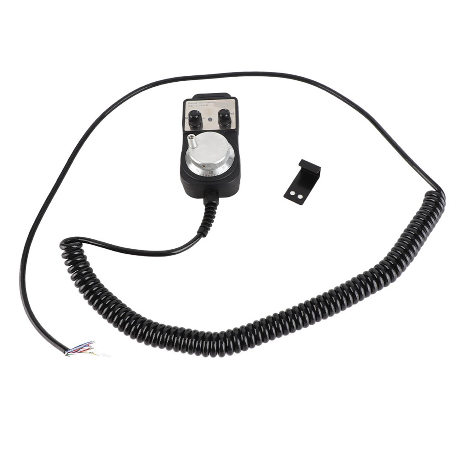 

5V CNC 4 Electronic Handwheel Manual Pulse Generator for Machine Tool Handwheel Electronic Handwheel чорний