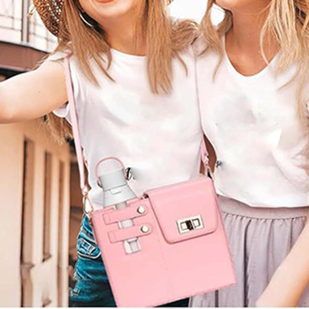 Crossbody Water Cup Storage Bag Accessories Drink Carrier for Travel Work Hiking