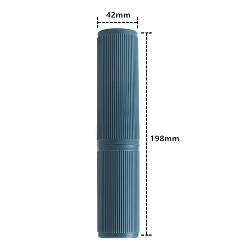 

Удобный портативный держатель для зубных щеток с крышкой для путешествий, кемпинга, пешего туризма, органайзер, аксессуары для ванной комнаты, ящик для хранения