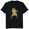 Rat Dance Meme T Shirt 2025 Funny Trendy Dancing Rat Graphic T-shirts Soft Unisex Men Women Clothing Autumn and Winter Innerwear