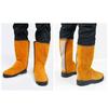 Industrial Leather Boot Covers for Welding Glass Making Heat Protective Shoe Protectors Wear Resistant Leg Guards Gaiter