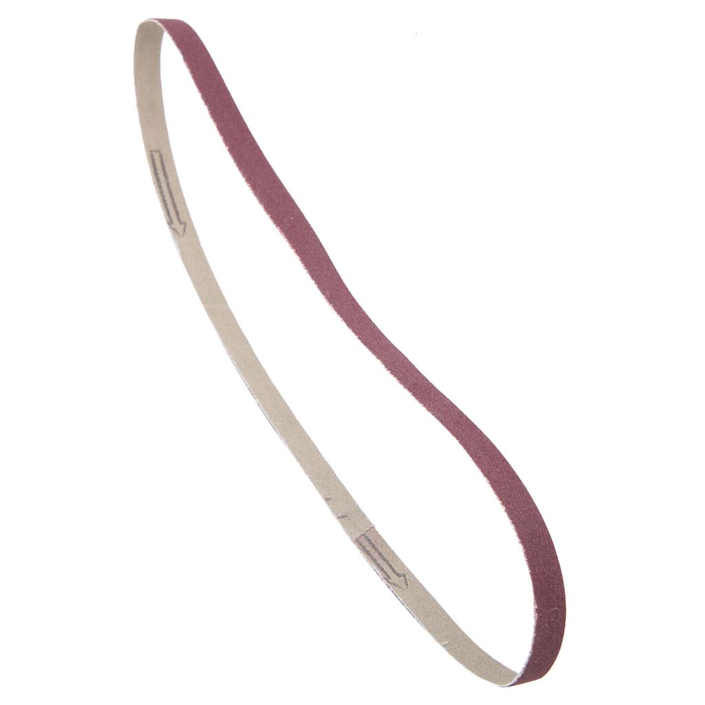 10PCS Sanding Belt Aluminium Oxide Sandpaper Sander Abrasive Band Strap 533 x 9mm (180#)