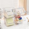 2/4pcs Transparent Plastic Coffee Capsule Holder with Lid Tea Bags Organizer Stackable Food Storage Box for Cabinet Dining Room