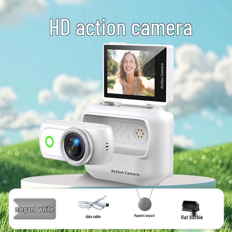 New Hot Thumb Sports Camera: Anti-Shake, Magnetic Mount, WiFi Enabled for Outdoor Cycling