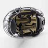 Adult Ice Hockey Helmet Field Safety Protection ABS Material Head Gear S M L Sizes
