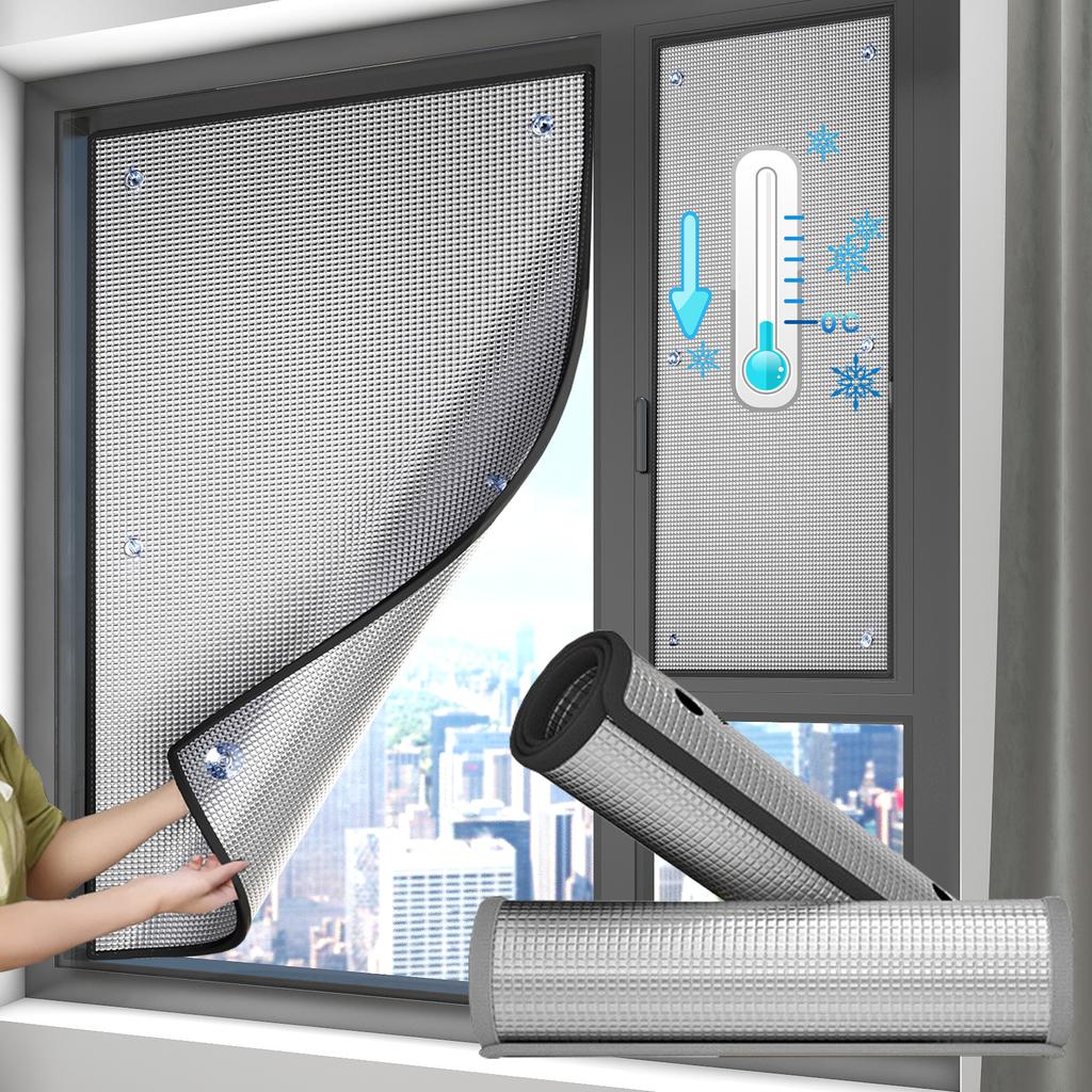 Folie de fereastră pentru ocrotire a casei, umbrire de soare, izolație, folie de aluminiu, cameră de balcon, sticlă auto, protecție UV, instrumente de ecran pentru perdea