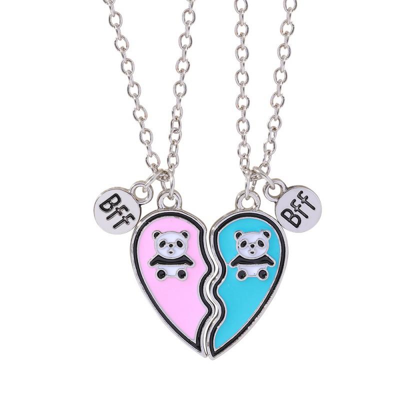 Letters Best Firends Friends Necklace Fashion Friendship Girlfriends Pendant Female